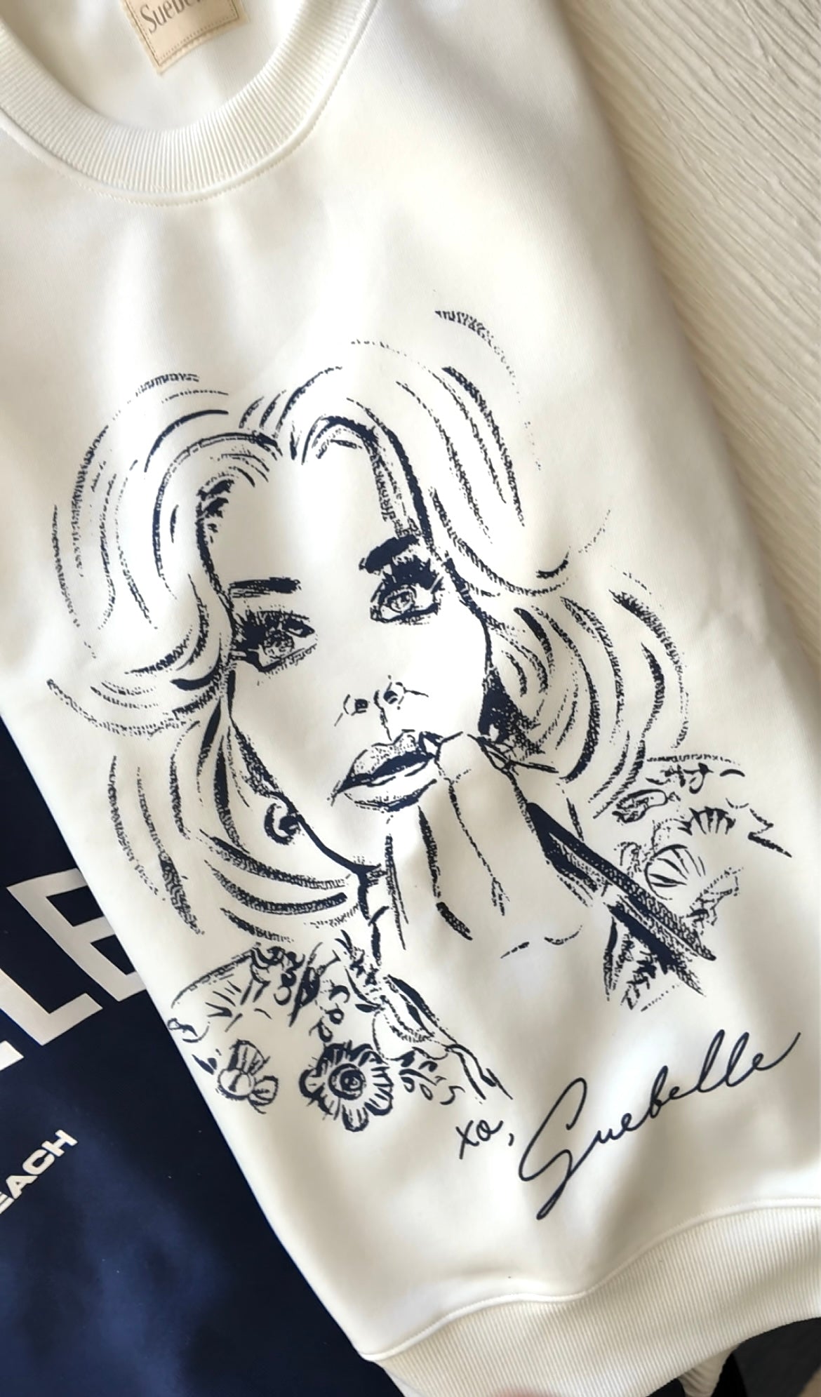 XO Super Fan Crew Sweatshirt - Navy